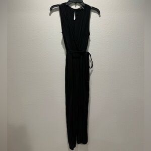 Lulu's Black Sleeveless Jumpsuit